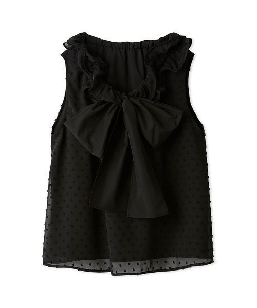 CELFORD(セルフォード)の「フルールカラーリボンブラウス(シャツ/ブラウス・レディース・オフホワイト/ブラック/コーラルピンク・F)」の11枚目の写真