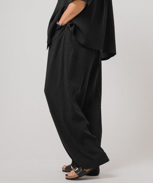 EDIFICE（エディフィス）の「T/E(ティーイー) FRENCH CHINA ワーク パンツ（スラックス・メンズ・ブラック/チャコールグレー・SMALL/MEDIUM/LARGE）」の3枚目の写真