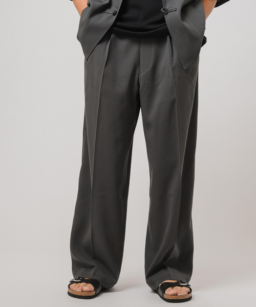 EDIFICE（エディフィス）の「T/E(ティーイー) FRENCH CHINA ワーク パンツ（スラックス・メンズ・ブラック/チャコールグレー・SMALL/MEDIUM/LARGE）」の11枚目の写真