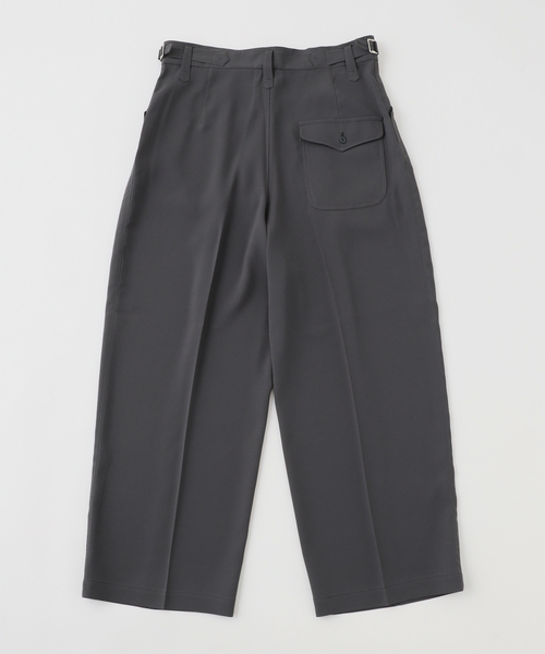 EDIFICE（エディフィス）の「T/E(ティーイー) FRENCH CHINA ワーク パンツ（スラックス・メンズ・ブラック/チャコールグレー・SMALL/MEDIUM/LARGE）」の19枚目の写真