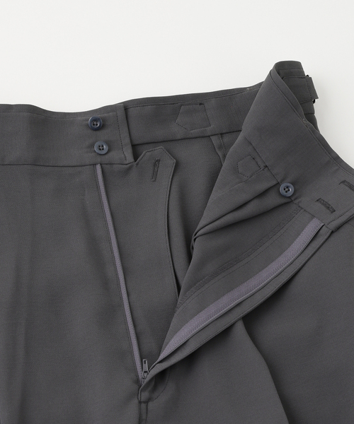 EDIFICE（エディフィス）の「T/E(ティーイー) FRENCH CHINA ワーク パンツ（スラックス・メンズ・ブラック/チャコールグレー・SMALL/MEDIUM/LARGE）」の22枚目の写真