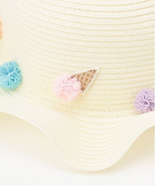 baby cheer（ベイビーチアー）の「ウォッシャブルアイスハット（ハット・キッズ・ホワイト系・52-54cm/50-52cm/48-50cm）」の11枚目の写真