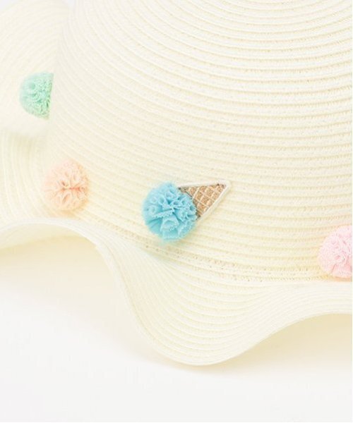 baby cheer（ベイビーチアー）の「ウォッシャブルアイスハット（ハット・キッズ・ホワイト系・52-54cm/50-52cm/48-50cm）」の9枚目の写真
