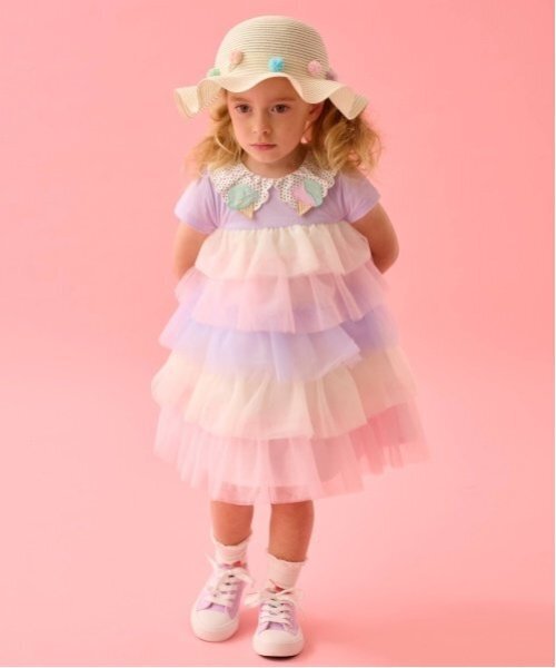 baby cheer（ベイビーチアー）の「ウォッシャブルアイスハット（ハット・キッズ・ホワイト系・52-54cm/50-52cm/48-50cm）」の4枚目の写真