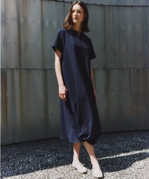 ADORE アドーア　青色ワンピース セール】 ◇マルチタフタコンビネゾン （ワンピース）｜ADORE