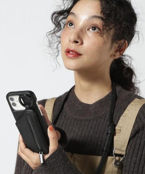 ajew（エジュー）の「ajew/エジュー/別注【ひも付き】iPhone15_15Pro_16_16Pro/BLACK（スマホケース/カバー・レディース・ブラック・1/2/3/4）」の14枚目の写真