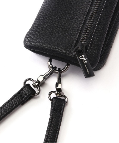 ajew（エジュー）の「ajew/エジュー/別注【ひも付き】iPhone15_15Pro_16_16Pro/BLACK（スマホケース/カバー・レディース・ブラック・1/2/3/4）」の10枚目の写真