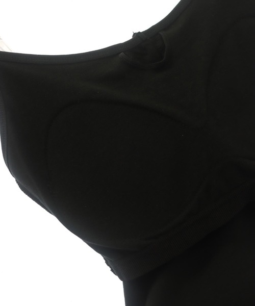 ANAP（アナップ）の「パッド付きフリルヘムヘンリーキャミブラトップ（キャミソール・レディース・ブラック/レッド/ホワイト・FREE）」の9枚目の写真