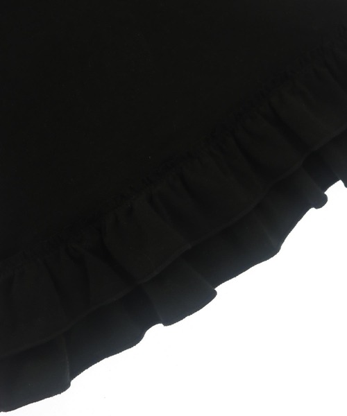 ANAP（アナップ）の「パッド付きフリルヘムヘンリーキャミブラトップ（キャミソール・レディース・ブラック/レッド/ホワイト・FREE）」の12枚目の写真