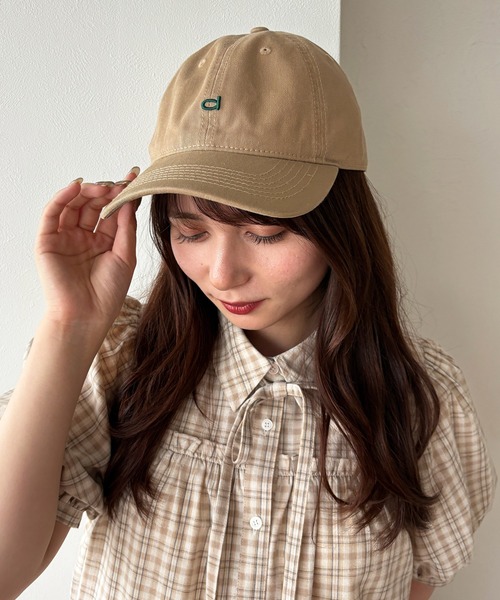 kutir（クティール）の「kutirlune／イニシャルロゴキャップ（キャップ・メンズ・チャコールグレー/ベージュ/ネイビー/ホワイト/レッド・FREE）」の3枚目の写真