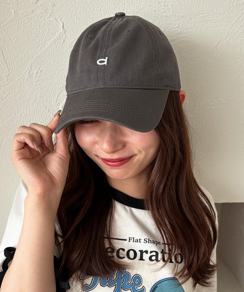 kutir（クティール）の「kutirlune／イニシャルロゴキャップ（キャップ・メンズ・チャコールグレー/ベージュ/ネイビー/ホワイト/レッド・FREE）」の2枚目の写真