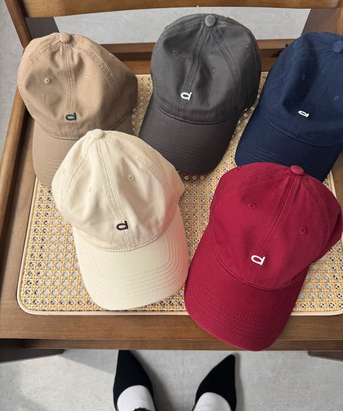 kutir（クティール）の「kutirlune／イニシャルロゴキャップ（キャップ・メンズ・チャコールグレー/ベージュ/ネイビー/ホワイト/レッド・FREE）」の6枚目の写真