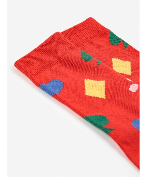 BOBO CHOSES(ボボショーズ)の「Card game short socks(ソックス/靴下・レディース・ベージュ・41-43/35-37/38-40)」の3枚目の写真