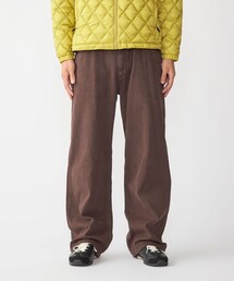 AURAREE buggy ブラウン　コットンパンツ　バギーパンツ Regen Glanz（レーゲングランツ）の「wide buggy cotton pants