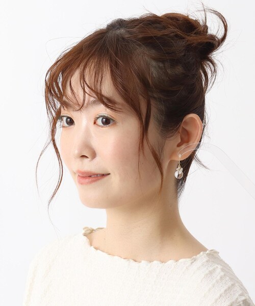ITS'DEMO(イッツデモ)の「メタル×クリアボールピアス(ピアス(両耳用)・レディース・ゴールド/シルバー・00)」の6枚目の写真