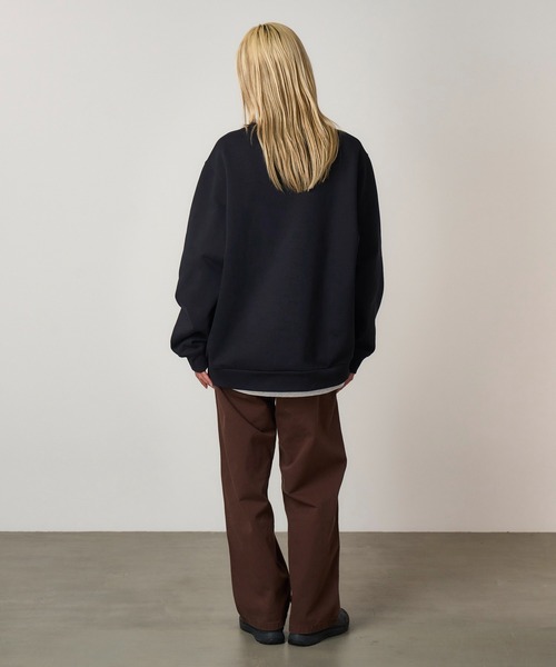 Gramicci(グラミチ)の「TOAD SWEATSHIRT|トードスウェットシャツ(スウェット・メンズ・ヘザーグレー/ダークネイビー/ダークブラウン系・S/M/L/XL/XXL)」の8枚目の写真