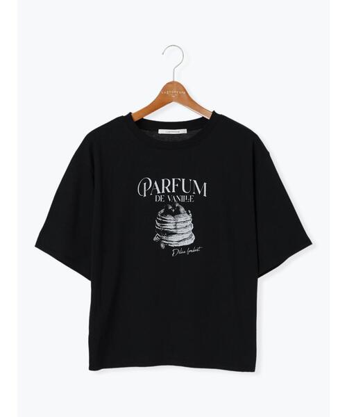 Lugnoncure(ルノンキュール)の「パンケーキモチーフTシャツ(Tシャツ/カットソー・レディース・ブラック/チャコールグレー/オフホワイト・F)」の14枚目の写真