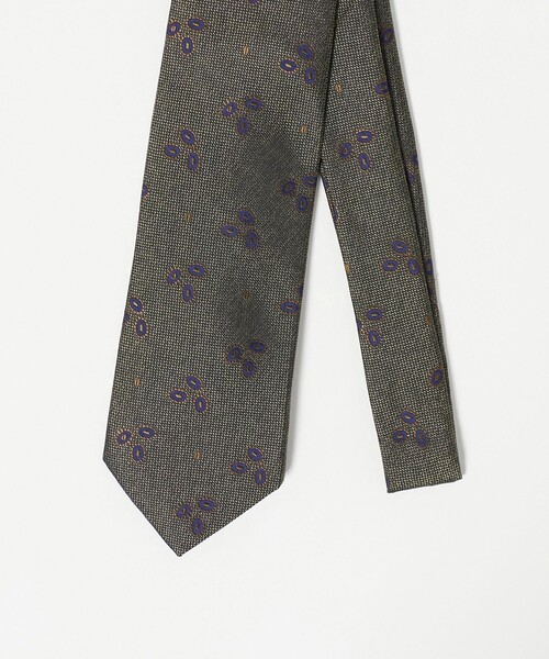 green label relaxing(グリーンレーベルリラクシング)の「GLR ジャパン ヴィンテージ 8.0cm コモン1 ネクタイ(ネクタイ・メンズ・ネイビー/オリーブ/ダークグレー・FREE)」の6枚目の写真