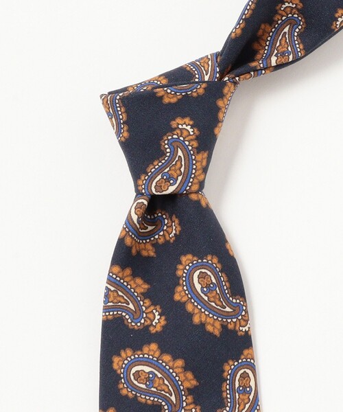 BEAMS F（ビームスエフ）の「Seaward & Stearn / シルク ペイズリー柄 プリント ネクタイ（ネクタイ・メンズ・パープル/ネイビー・ONE SIZE）」の5枚目の写真