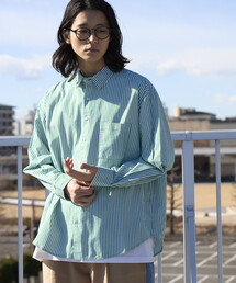 Firsthand（ファーストハンド）の「Firsthand/ファーストハンド リラックスフィット ブロードシャツ / レギュラーカラー / 長袖（シャツ/ブラウス）」