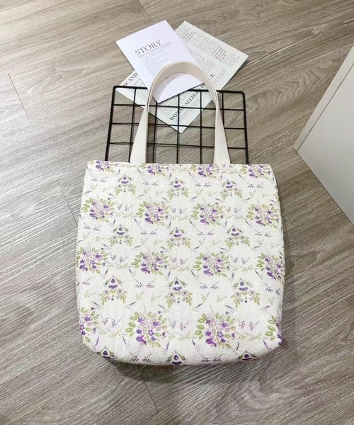 aimoha(アイモハ)の「フラワー刺繍キャンバストートバッグ(トートバッグ・レディース・ブルー/ローズ/オレンジ/パープル・FREE)」の12枚目の写真