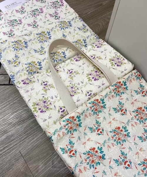 aimoha(アイモハ)の「フラワー刺繍キャンバストートバッグ(トートバッグ・レディース・ブルー/ローズ/オレンジ/パープル・FREE)」の14枚目の写真