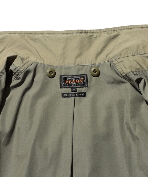 BEAMS PLUS（ビームスプラス）の「コットン ナイロン オックスフォード ミリタリー フィールド ジャケット（ブルゾン・メンズ・ネイビー/オリーブ・M/S/XL/L）」の10枚目の写真