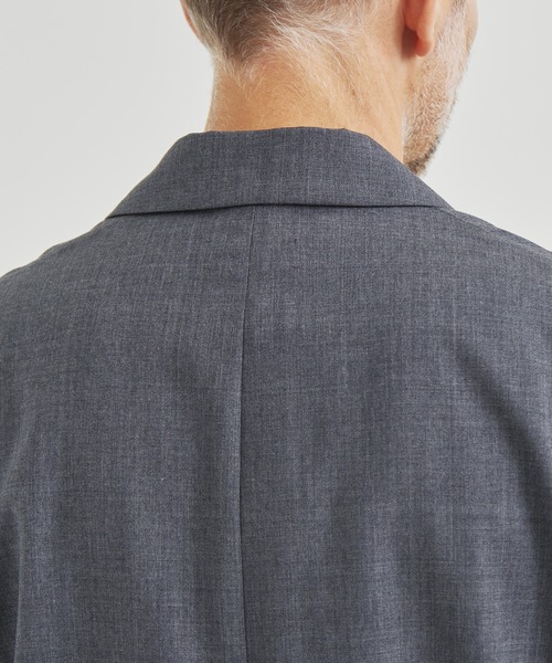 ATON（エイトン）の「【ATON / エイトン】WOOL TORPICAL TAILORED JACKET（テーラードジャケット・メンズ・ブラック/ネイビー/グレー・2/4/6）」の6枚目の写真
