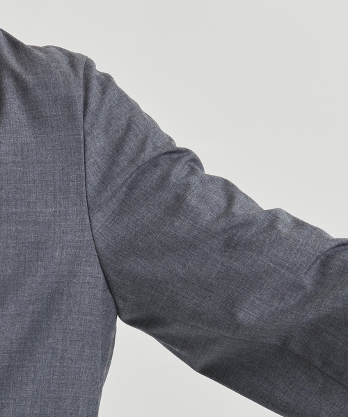 ATON（エイトン）の「【ATON / エイトン】WOOL TORPICAL TAILORED JACKET（テーラードジャケット・メンズ・ブラック/ネイビー/グレー・2/4/6）」の7枚目の写真