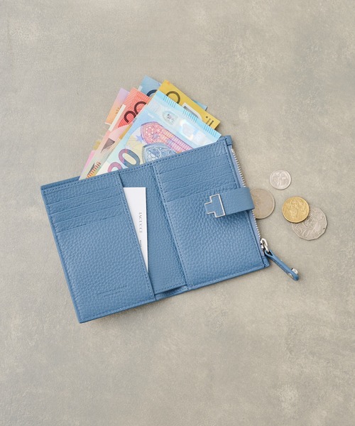 IACUCCI イアクッチ アバウォレット CERVO ブルー 財布 二つ折り IACUCCI｜イアクッチの財布（二つ折り）通販 - ZOZOTOWN