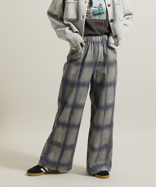 FREAK'S STORE(フリークスストア)の「グラデーションワイドパンツ/イージーパンツ(その他パンツ・レディース・キャメル/サックスブルー・フリ-)」の18枚目の写真