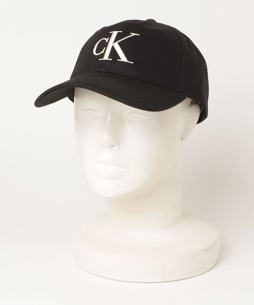 Calvin Klein(カルバン・クライン)の「【Calvin Klein/カルバンクライン】LARGE MONOGRAM EBBROIDERY BASEBALL CAP/ビッグ刺繍ロゴ コットンツイルキャップ(キャップ・メンズ・オフホワイト/ブラック/ブラウン系・FREE/ONE SIZE)」の9枚目の写真