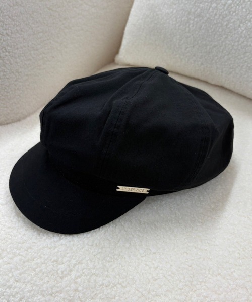 LIPSERVICE（リップサービス）の「ポイントプレートキャスケット（キャスケット・レディース・ブラック・FREE）」の3枚目の写真