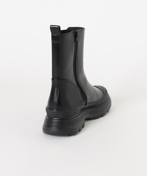 KBF（ケイビーエフ）の「サイドゴアスニーカーブーツ（ブーツ・レディース・ブラック・38/37/36）」の6枚目の写真