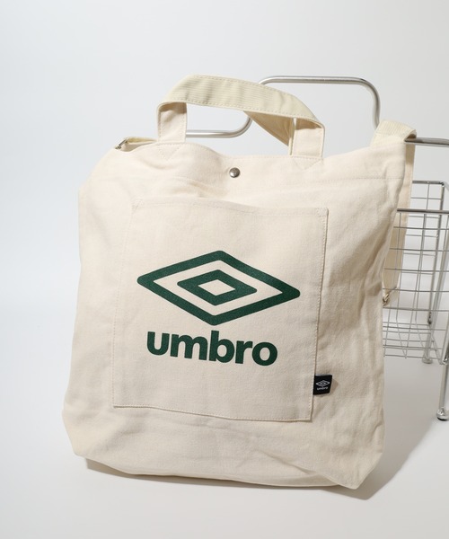UMBRO(アンブロ)の「umbro 2WAYトートバッグ(トートバッグ・メンズ・グレー/ブラック/アイボリー・FREE)」の2枚目の写真