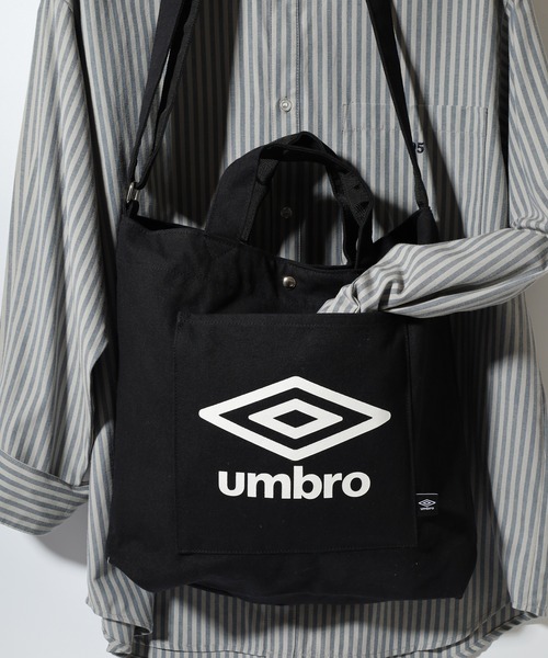 UMBRO(アンブロ)の「umbro 2WAYトートバッグ(トートバッグ・メンズ・グレー/ブラック/アイボリー・FREE)」の3枚目の写真