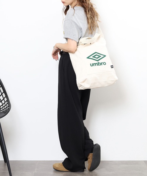 UMBRO(アンブロ)の「umbro 2WAYトートバッグ(トートバッグ・メンズ・グレー/ブラック/アイボリー・FREE)」の15枚目の写真