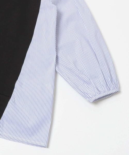 ITEMS URBANRESEARCH（アイテムズ アーバンリサーチ）の「フハクキリカエプルオーバー（Tシャツ/カットソー・レディース・ベージュ/ブラック/ネイビー・FREE）」の9枚目の写真