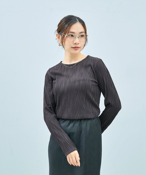 UNITED ARROWS（ユナイテッドアローズ）の「Zoff｜UNITED ARROWS｜ウェリントン型 メガネ [Luxe] ツーブリッジ メタルフレーム ｜伊達メガネ 度付き[レンズ交換券付き]ユニセックス  ユナイテッドアローズ（メガネ・メンズ・シルバー/ゴールド・FREE）」の8枚目の写真