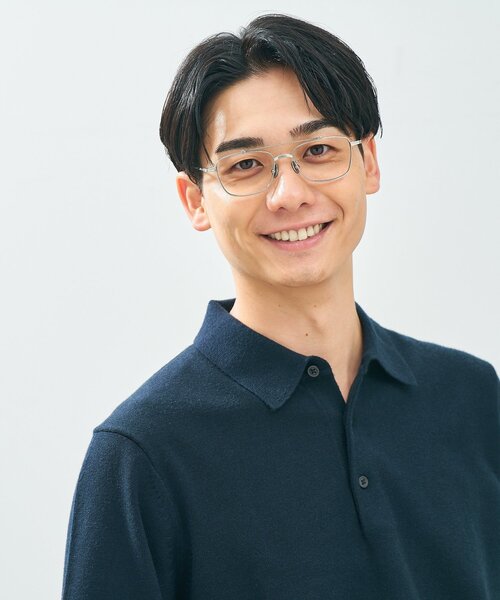 UNITED ARROWS（ユナイテッドアローズ）の「Zoff｜UNITED ARROWS｜ウェリントン型 メガネ [Luxe] ツーブリッジ メタルフレーム ｜伊達メガネ 度付き[レンズ交換券付き]ユニセックス  ユナイテッドアローズ（メガネ・メンズ・シルバー/ゴールド・FREE）」の10枚目の写真