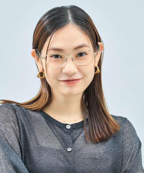 UNITED ARROWS（ユナイテッドアローズ）の「Zoff｜UNITED ARROWS｜ウェリントン型 メガネ [Luxe] ツーブリッジ メタルフレーム ｜伊達メガネ 度付き[レンズ交換券付き]ユニセックス  ユナイテッドアローズ（メガネ・メンズ・シルバー/ゴールド・FREE）」の19枚目の写真