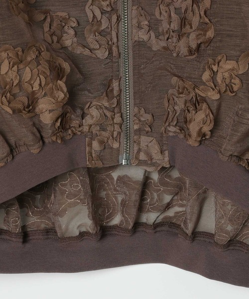 LEPSIM（レプシィム）の「レーシーブルゾン　587084（ブルゾン・レディース・ブラック/ブラウン・FREE）」の18枚目の写真