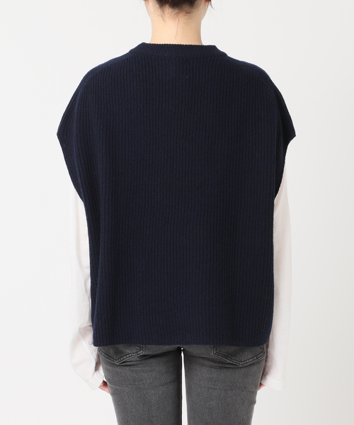 JOURNAL STANDARD relume（ジャーナルスタンダード　レリューム）の「《追加》ハミルトンウール畔ベスト（ベスト・レディース・ホワイト/ネイビー/グレー・FREE）」の13枚目の写真