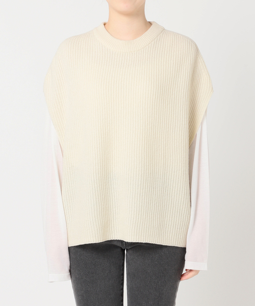 JOURNAL STANDARD relume（ジャーナルスタンダード　レリューム）の「《追加》ハミルトンウール畔ベスト（ベスト・レディース・ホワイト/ネイビー/グレー・FREE）」の22枚目の写真