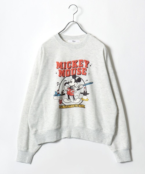 セール】Disney（ディズニー）キャラクタープリント スウェット