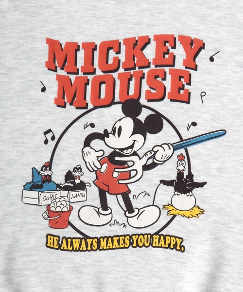 セール】Disney（ディズニー）キャラクタープリント スウェット