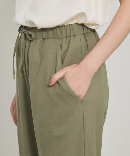 qualite（カリテ）の「【セットアップ対応】ソフトサキソニードロストパンツ（その他パンツ・レディース・グレー/カーキ・34/36/38）」の14枚目の写真