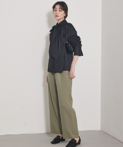 qualite（カリテ）の「【セットアップ対応】ソフトサキソニードロストパンツ（その他パンツ・レディース・グレー/カーキ・34/36/38）」の7枚目の写真