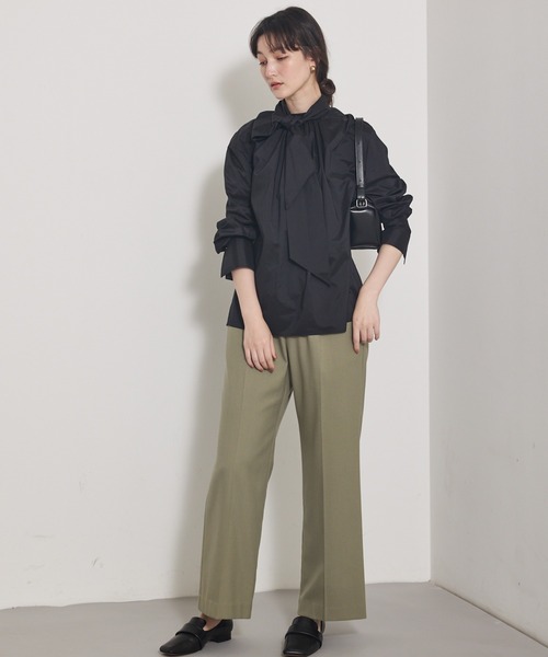 qualite（カリテ）の「【セットアップ対応】ソフトサキソニードロストパンツ（その他パンツ・レディース・グレー/カーキ・34/36/38）」の8枚目の写真