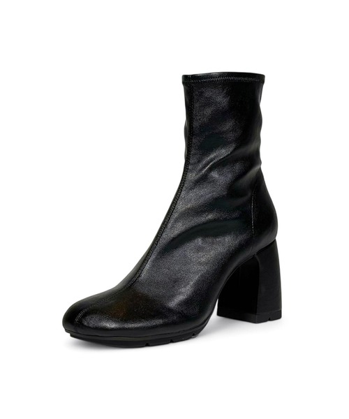 ASH（アッシュ）の「ASH/アッシュ【ECLAT BIS】ストレッチレザーヒールショートブーツ（ブーツ・レディース・ブラック/ホワイト・36/35/37/38）」の8枚目の写真